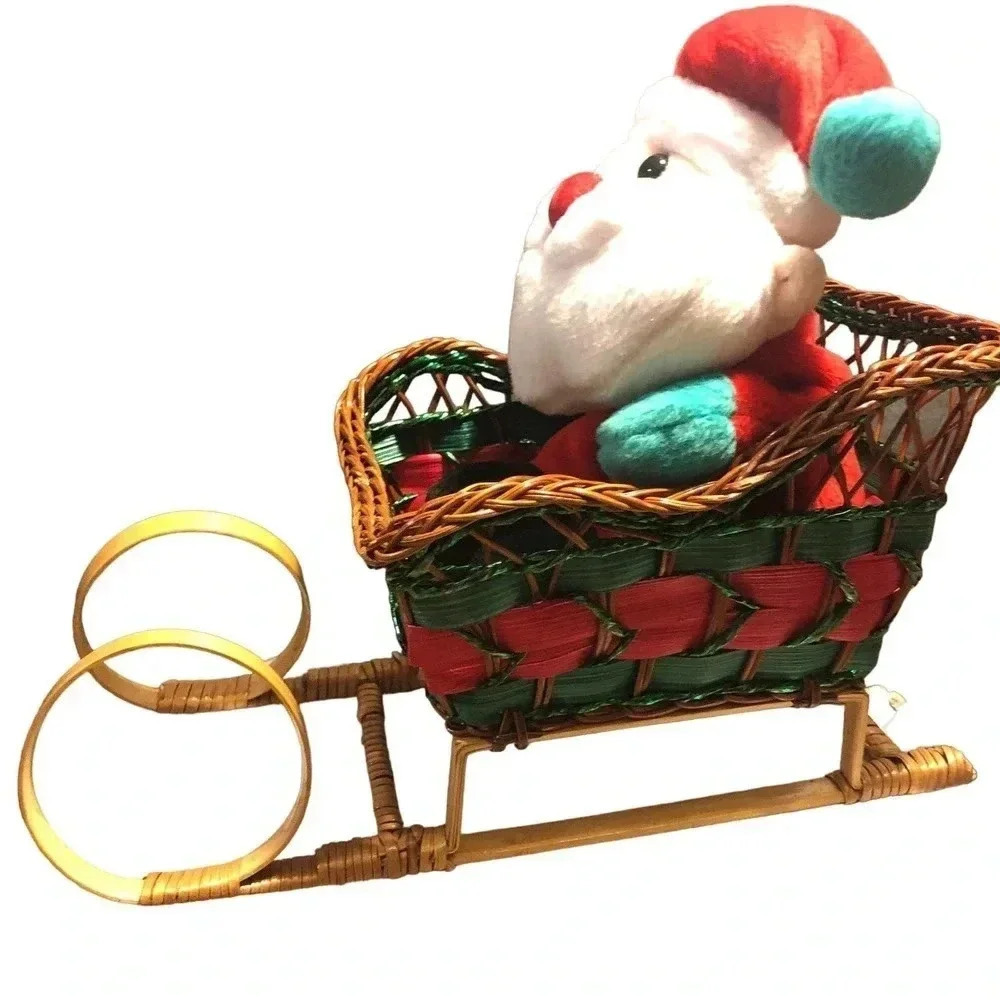 Christmas Decorative Santa in the Slate
